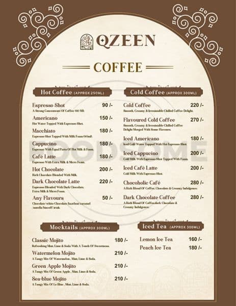MENU - Photo 1