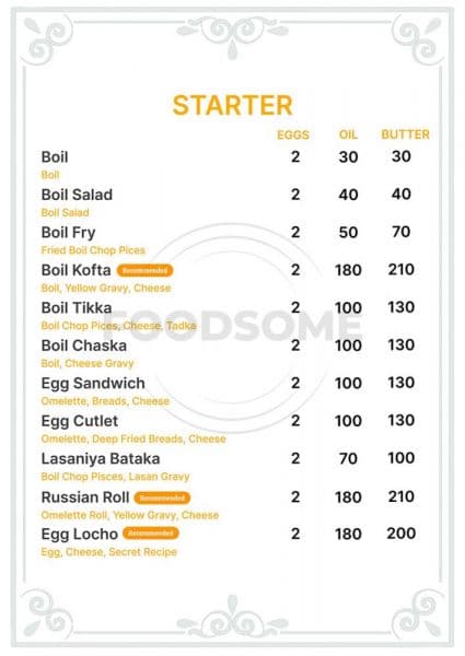 MENU - Photo 1