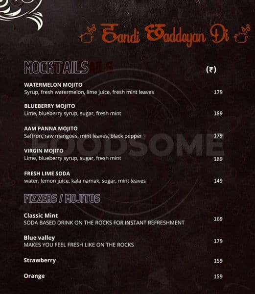 MENU - Photo 1