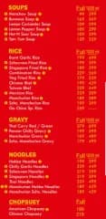 MENU - Photo 1